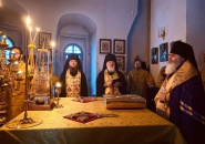  Епископ Мстислав совершил Всенощное бдение в Тихвинском Успенском монастыре – 04.03.2023